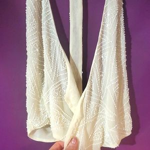 BKE beaded vest (formal)